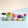 Botella de calabaza personalizada, botella dispensadora de mascarilla facial de PP 30 ml, tarro para mascarilla capilar y exfoliante, botella de plástico de gran diámetro, botella de boca ancha