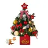 Decorações de Natal Novas Transfronteiriças Mini Árvore de Natal de Mesa com Luzes Enfeites Luminosos Decoração de Feriado Presentes