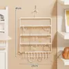 Estante para Joyas Estante de Pared Soporte de Pared Sin Taladro Estante de Almacenamiento Soporte de Pared para Accesorios del Cabello Gomas para el Cabello Bandas Elásticas Estante de Exhibición Gadget