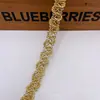 Suministro directo de fábrica en stock Encaje Clásico Dorado y Plateado procesamiento en stock encaje dorado y plateado ropa de baile encaje