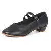 Sapatos de Dança Latina com Salto Duplo para Adultos Sapatos de Quadrilha Sapatos de Dança Sapatos de Dança com Solado Macio para Mulheres Sapatos de Prática Sapatos de Dança Étnica