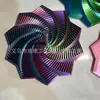 Estrela Descompressora Impressa em 3D Ilusão Ótica Dobrável Brinquedo Educativo Infantil Torre de Cenoura Poligonal Espiral Tridimensional Mesa