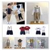 Serie Retro Rayada Colorida Tirantes de 2 cm con Clips para Niños y Niñas Tirantes con Clips para Pantalones de Bebé