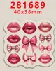 Nuevos Accesorios Acrílicos con Fondo Transparente Accesorios para Joyería DIY de Resina Parche Pasador de Pelo Pasador A147464