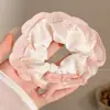 Scrunchie de rede de renda de bolinhas novo estilo coreano com um toque vintage e sofisticado, adequado para rabos de cavalo, um acessório de cabelo para meninas