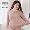 Roupa Íntima Térmica Feminina Modal Fina Slim-Fit com Alta Elasticidade, Tamanho Grande, Frete Internacional em 24 Horas