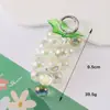 Chaveiro Pingente Criativo Transparente de Acrílico em Forma de Cacho de Uva Corrente de Celular de Uva de Cristal Fresco Pequeno Presente Venda por Atacado