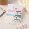 Pinza Metálica Dulce, Pinza para Lavado de Cara y Maquillaje, Lazo Lindo, Pinza de una Sola Palabra sin Marca, Pinza Grande para Flequillo de Frente