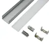 Fita de LED com canaleta de alumínio carcaça rígida para fita de LED kit de luz LED para escritório 30x10 barra de luz rígida embutida