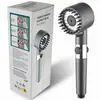 Chuveiro com Spray e Grande Fluxo de Água, Design Oco, Atacado Transfronteiriço, Uso Doméstico, Filtro de Algodão Removível, Chuveiro de Mão com Aumento de Pressão
