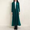 Ropa de Abrigo Estilo Europeo y Americano Miyake para Mujer Primavera y Otoño 2024 Nuevo Plisado de Longitud Media Estilo Japonés Estilo Ropa de Abrigo Elegante de Alta Gama