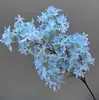 Flores de lila artificiales realistas de alta gama para paisajismo de jardines, flores de seda para exhibir en habitaciones modelo y salas de estar