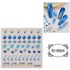Zhengxiang transfronterizo 2023 pegatinas para uñas relieve 5D Halloween Navidad niños europeos y americanos pegatinas para uñas personalizadas venta al por mayor
