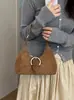 Yaozi 2026 bolso de axila de moda para principios de otoño, simple y casual, diseño versátil, bolso de hombro o bolso cruzado