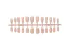 Uñas de Almendra Transfronterizas Europeas y Americanas Uñas Portátiles Lazo Dulce Parche Simple Manicura Uñas Postizas Europeas y Americanas Uña Terminada