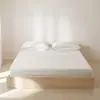 Sábana Bajera de Algodón de Fibra Larga de Xinjiang, Pieza Única, Algodón Puro, Todo Algodón Satén, Cubre Cama, Protector de Colchón, Funda de Ropa de Cama