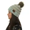 2018 AliExpress Europeu e Americano novo chapéu de lã Amazon popular cor xadrez pied-de-poule combinação cc bola de pelo chapéu de tricô