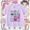 Cazadores de Demonios Kpop Cazadores de Demonios Solo Chicos Camiseta de Manga Corta Casual Holgada Tops para Niños