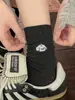 Calcetines cálidos para mujer, calcetines de media pantorrilla para otoño e invierno, calcetines largos para damas, color liso, sin costuras, lindos de dibujos animados, calcetines holgados, calcetines largos