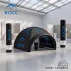 Carpa Inflable Grande Personalizada Redonda para Eventos Estacionamiento Lona Impermeable Exterior Exposición Carpa Inflable para Eventos