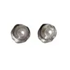 Corea del Sur diseño personalizado vintage Hoja de Loto Aretes de botón de Loto moda femenina temperamento simple aretes de perla joyería para orejas