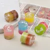 Accesorios de Resina DIY de Dibujos Animados, Taza de Batido, Pasador de Pegamento de Crema, Funda de Teléfono, Hebilla de Zapato, Llavero, Accesorios de Colgante