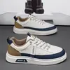 Nuevas zapatillas unisex para todas las estaciones 2026, zapatos blancos slip-on de moda y tendencia estilo coreano, zapatos cómodos y casuales, BB1033