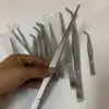 Pinça para curativo espessa de fábrica Anti-iodophor 125-300mm aço inoxidável 304 pinça de jardinagem clipe de paisagismo