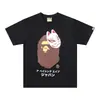 Camiseta de Verano Nueva de Manga Corta, Marca Auténtica de Tendencia, Tejido Pe de 230g, Resistente, Estilo Pareja, Corte Holgado, para Hombres y Mujeres