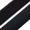 Velcro de Gancho y Bucle Negro de Inyección Listo para Usar, Alta Viscosidad, Anti-Pilling, Velcro de Nylon Grado A