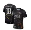 Transfronterizo 2026 París Cuarta Camiseta de Visitante Liga de Campeones Campeonato Estampado Dembele Doue Jugador Estrella Versión Tailandesa Camiseta de Fútbol para Aficionados