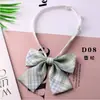 Cuello JK Lazo a Cuadros Uniforme para Foto de Graduación Estilo Universitario Japonés para Mujer Mariposa Decorativa Falda a Cuadros Mismo Cuadro Pequeño