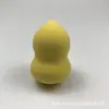 Puff de calabaza, puff de gota de agua, húmedo y seco, de doble uso, para lavado facial, belleza, huevo, maquillaje, esponja hidrofílica sin látex