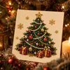 Nuevo producto transfronterizo 5D Pintura de diamantes 5D Colgante acrílico Decoración de ambiente navideño Fábrica directa
