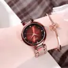 Reloj Gedi Simple con Pedrería para Mujer con Correa de Acero, Reloj Colorido de Moda para Mujer, Reloj de Cuarzo Casual a la Moda para Mujer, Lujo Ligero