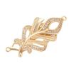 Accesorios hechos a mano para bricolaje, clip para collar de perlas, hebilla de joyería semiacabada, hebilla de prensa de plumas, hebilla de cadena de suéter con cuentas