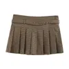 Viu Estação Independente do Aliexpress Saia Sexy Estilosa Versátil Slim Plissada Estilo Preppy Efeito Emagrecedor 3067404