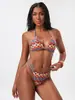 Bikini sexy de dos piezas para mujer, nuevo, transfronterizo europeo y americano 2027, traje de baño de alta gama para resort y playa