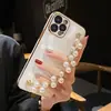 Adecuado para Funda de Teléfono Móvil Apple 17Promax Cadena de Perlas Frescas 16Promax Iphone15Promax Modelo Nuevo