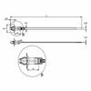 Essentra Suporte de Abraçadeira de Nylon 66 Auto-Travante Retardante de Chama Ul94 Abraçadeira de Cabo Wit-30Rca