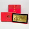 2026 Año del Caballo Billete de Oro Sobre Rojo Dinero de la Suerte Éxito Instantáneo Lámina de Oro Imitación Billete de Caballo de Cien Yuan Evento de Colección Conmemorativa Regalo