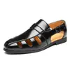 Zapatos de Hombre Transfronterizos Talla Grande Sandalias de Pescador Comercio Exterior Verano Nuevos Transpirables Casuales Sandalias Slip-On para Hombres Europeos y Americanos