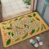Nueva alfombrilla de Navidad transfronteriza para decoración de entrada de casa, resistente a la suciedad, duradera, fácil de limpiar, felpudo de entrada