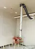 Churrasco Coreano Tubo Telescópico de Extração de Fumaça Panela Quente Extração de Fumaça Tubo Rígido de Aço Inoxidável Ventilador de Ventilação Cobertura de Vidro Extração de Fumaça de Grelha Comercial