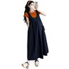 2025 en stock Verano Nuevo Temperamento Francés Reductor de Edad Vestido Chaleco para Mujeres Embarazadas Conjunto de Dos Piezas