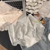 10A Calcinha Antibacteriana Pêssego Quadril Sem Costura Jacquard Renda para Mulheres Translúcida Respirável Antibacteriana Crotch Estendido