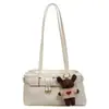 Bolso Retro de Mano para Viajes de Trabajo Bolso de Hombro Versátil Estilo Ins de Moda Tendencia Invierno 2026 Nuevo Estilo para Mujer