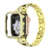 Adecuado para Apple Watch Watchapple456 Juego Cruzado Cadena Metálica con Diamantes Iwatch7 Exportación Exclusiva Transfronteriza