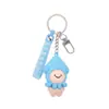 Llaveros Personalizados de PVC con Logo Corporativo Longzhiyu de 18 Años, Colgantes para Llaves de Figuras Periféricas de Anime de Goma Suave Personalizados