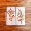 Modelo Popular da Amazon para Pintura de Flores e Grama Spray de Grafite Pintado à Mão DIY Recortável Decoração de Parede e Folheado de Madeira